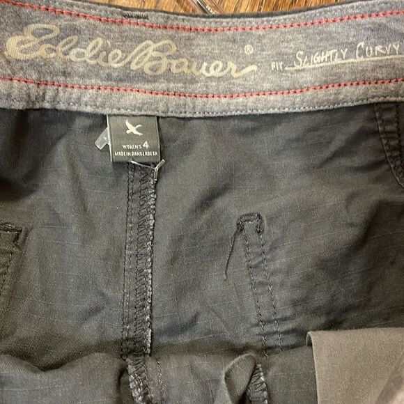 Eddie Bauer slightly curvy dark gray shorts size 4 - Picture 5 of 6